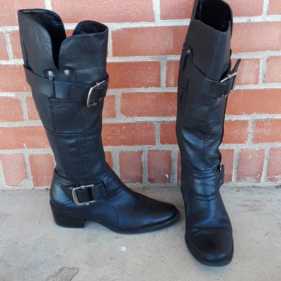 Shoes - Coach and Four leather Charlie riding boots size 8